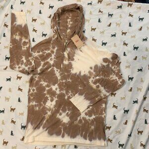 Levi's Evans Hoodie in Dark Brown/Cream